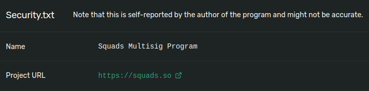 Image 8: security.txt as rendered by the explorer